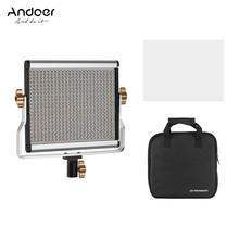 Andoer CRI95+ Bi-color Video Light Panel Fill-in Lamp with 480 LED 3200-5600K for Nikon Canon DSLR DV Camcorder Studio Shooting 2024 - buy cheap