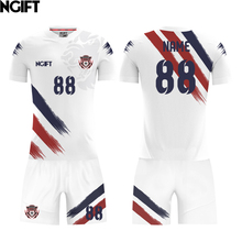 Ngift сублимированный настраиваемый футбольный Джерси Блейзер футбольная команда униформа OEM логотипы, именные номера настроить футеболл тренировочный костюм 2024 - купить недорого