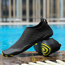 Sapatos masculinos de secagem rápida para água, tênis para natação, calçados descalços, sapatos para esportes ao ar livre para mergulho, praia e orla 2024 - compre barato