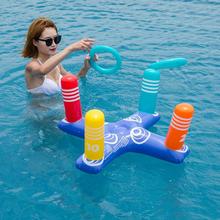 Anel transversal inflável jogar jogo natação piscina diversão brinquedos para adultos e crianças verão água praia festa adereços plaything colchão de ar 2024 - compre barato