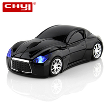 Chyi mouse sem fio infiniti, mouse esportivo para carro 1600 dpi ótico 3d mouses de jogos de computador gamer para pc laptop notebook 2024 - compre barato