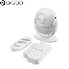 DIGOO DG-LADA 433MHz Infrared Motion Detector Wireless Smart Sensor PIR Host & Siren Set Smart Home Security Alarm Alert System 2024 - buy cheap