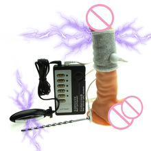 Electro Shock Pulse Kit Electric Urethral Catheter Anal Dildo Vibrator Penis Plug Sex Toys For Men Male Masturbator Penis Sleeve 2024 - buy cheap