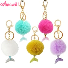 Amawill Valentine's Day 1pc Mermaid Keychain Women Bag Accessories Key Ring For Easter Wedding Decoration Valentines Day Gift 75 2024 - buy cheap