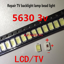 5630 3V 0,5 W 5730 led blanco fresco Pantalla de luz de fondo LCD para 5730 LED 5730 led LED aplicación LED 2D TV/1000 piezas 2024 - compra barato