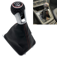 5/6 Speed For VW Volkswagen Golf 7 MK7 GTI GTD 2013 2014 2015 2016 2017 2018 Car Gear Shift Knob Boot Cover Handle Case Collar 2024 - buy cheap