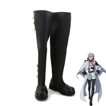 Anime Seraph of the End Ferid Bathory Military Boots Men Cosplay Shoes Custom Made 2024 - buy cheap