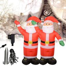1SET 120cm Air Inflatable Santa Claus Snowman Outdoor Airblown Christmas Decoration Figure Kids Classic Children Toys S3 2024 - buy cheap