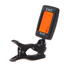ENO ET-37  LCD Clip-on Tuner Electronic Guitar Tuner Chromatic Bass Violin Ukulele Tuner Wind Instrument Universal 2024 - buy cheap