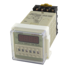 DH48S-S AC/DC 24V repeat cycle SPDT time relay with socket 24VAC/24VDC delay timer with base 2024 - buy cheap