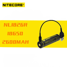Nitecore-batería de iones de litio recargable, pila Original NL1835R/NL1834R/NL1826R 3,6 V 18650, micro-usb de alto rendimiento 2024 - compra barato