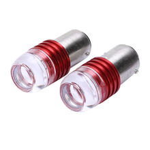 1 Pair 12V Red Strobe Flashing Car Brake Light 1157 2357 LED 6W Car Tail Brake Light Lamp Projector Bulb 2024 - buy cheap