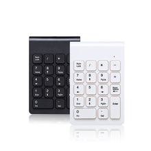 Mini teclado numpad numpad numpad número 18 chaves de usb sem fio 2.4 ghz para computador portátil 2024 - compre barato