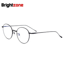 Ebay Shopify Drop Shop очки из чистого титана круглые очки оправа для мужчин Oculos De Grau оправа для очков Украина 2024 - купить недорого