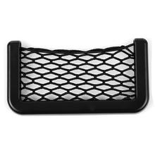 Universal auto accessories Car Seat Side Back Storage Net Bag Phone Holder Pocket Organizer Black 2024 - buy cheap