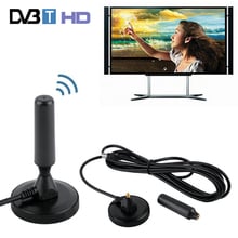 Antena receptora de DVB-T Digital, Cable de refuerzo Coaxial de 30 dBi, ganancia de 75 ohm, FM, Freeview, Base magnética, TV HDTV 2024 - compra barato