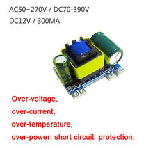 Mini AC-DC-módulo de fuente de alimentación conmutada, convertidor aislado, 110V, 120V, 220V a 12V, 3W, 300MA, nuevo 2024 - compra barato