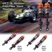 1 / 8 RC Off Road Vehicle Absorber Aluminum Alloy Oil Adjustable Shock Absorber 120MM 143MM Drop Shipping 2024 - buy cheap