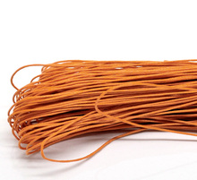 Прекрасный 80 м (3149-5/8 ") оранжевый вощеный хлопковый шнур 1 мм для браслета/ожерелья (B19329) 2024 - купить недорого