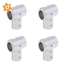 4Pcs 25mm Boat Handrail Fitting 90 Degree Tee 3 Way - 316 Stainless Steel 2024 - buy cheap
