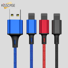 KISSCASE Fast Charging Micro USB Cable 2.4A Charger Cord For iPhone 7 X XS For xiaomi Type-C Cable For Samsung Android Data Cord 2024 - buy cheap