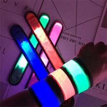 LED Glowing Bangle Fluorescent Bracelet New Year Wedding Party Supplies Concert Carnival Night Accessories Lighting Wristband 2024 - buy cheap