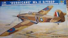 Trumpeter-avión de combate británico Hurricane Mk.II d-trop, modelo de avión TH06668-SMT2, 02417, 1/24 2024 - compra barato