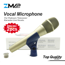 2pcs/lot Top Quality KSM9C Professional Live Vocals KSM Dynamic Wired Microphone Karaoke Supercardioid Podcast Microfono Mic 2024 - buy cheap