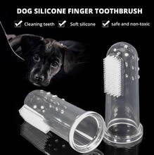 10pcs Transparent Silicone Soft Rubber Finger Toothbrush Pet Dog Teeth Oral Cleaning Tool Dog Toothbrush Latex Finger Cots 2024 - buy cheap