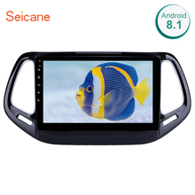 Seicane 2Din Android 8.1 10.1 Inch Car Radio GPS Bluetooth Quad-core Bluetooth Multimedia Player Head Unit For 2017 Jeep Compass 2024 - buy cheap