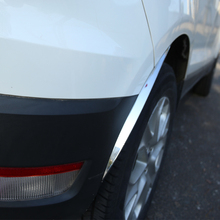Embellecedor de cejas de rueda cromada, pegatina decorativa de lentejuelas ABS para Ford Ecosport 2012 2013 2014 2015 2016, accesorios 2024 - compra barato