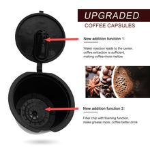 New 3Pcs Coffee Filter Baskets reusable Refillable Coffee capsule cup Dolce Gusto coffee filter Capsules cup for Home Kitchen 2024 - buy cheap