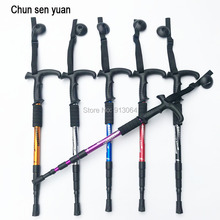 2pcs/ Bag Export Quality Re-Seller  Anti Shock Nordic Walking Sticks Telescopic Trekking Wiking Poles Ultralight 2024 - buy cheap