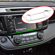 Car Sticker FIT FOR 2013 2014 2015 TOYOTA RAV4 AC SWITCH PANEL CHROME COVER TRIM ACCESSORIES 2024 - buy cheap