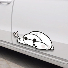 New Styling Decorative Big Hero 6 Baymax With Butterfly Creative Reflective Car Whole Body Trunk Stickers Decal Waterproof Vinyl 2024 - buy cheap