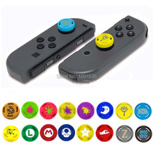 Silicone Analog Thumb Stick Grips Caps for Nintend Switch NS JoyCon Controller Sticks Cap Skin for Joy Con Cover 2024 - buy cheap