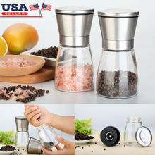 Manual Stainless Steel Salt Pepper Mill Grinder Muller Kitchen Tools Portable 2024 - buy cheap