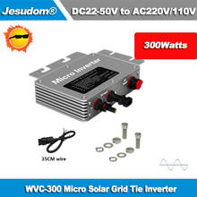 300W 400W Micro Grid Tied Inverter Input DC22V-50V to AC230V110V Waterproof Solar Inverter with IP65 Grid Connected Inverter 2024 - buy cheap