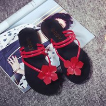 Open Toe Flat Flower Women Platform Flip Flops Flat with Solid Outside Slippers Women  Summer Ladies Shoes 2024 - buy cheap