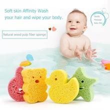 Bath Brushes towel accessories Baby Infant Shower faucet Cartoon Bath Brush Baby Shower Towel Body Massage Sponge Brushes 2024 - buy cheap