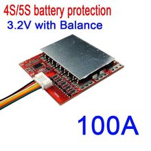 4S 5S 100A 12V 16V PCM BMS battery protection board w/ Balance LiFePo4 Lithium iron phosphate batteries 3.2V 12.8V 2024 - buy cheap