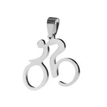 1pcs Dropshipping Stainless Steel Bike Body Cycling Sport Pendant Charms DIY Necklace Making Jewelry DIY Accessories 32*26mm 2024 - buy cheap