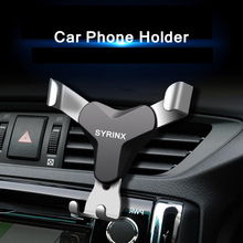 SYRINX-Soporte Universal para teléfono móvil, accesorio para la rejilla de ventilación del coche, sin soporte magnético, para iPhone X, Xiaomi Redmi Note 7 2024 - compra barato