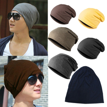 Women Men Unisex Knitted Winter Cap Casual Beanies Solid Color Hip-hop Snap Slouch Skullies Bonnet beanie Hat Gorro 2018 2024 - buy cheap