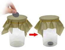 Coin Through A sheet of Rubber Coin Into Cup / Pena-Coin Magic Tricks Penetration Magia Magician Close Up Illusion Gimmick Props 2024 - buy cheap