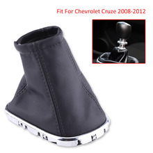 PU Leather Car Gear Shift Knob Cover Gaiter Boot Fit For Chevrolet Cruze 2008 2009 2010 2011 2012 Interior Accessories New 2024 - buy cheap