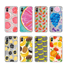 Lovebay Phone Case For iPhone 11 Pro 6 6s 7 8 Plus X XR XS Max 5 5s SE Fashion Cute Cartoon Fruit Lemon Pineapple Soft TPU Cases 2024 - buy cheap