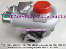 TIAO TF035 28231-27800, 49135-07301, 49135-07302, 28231, 27800, 2823127800 Turbo para HYUNDAI Santa Fe 05-D4EB D4EB-V 2.2L sobre las 150HP 2024 - compra barato