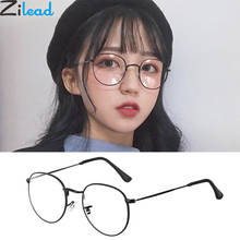 Zilead Oval Metal Reading Glasses Women&Men Clear Lens Presbyopic Glasses Optical Spectacle With Diopter 0to+4.0 2024 - купить недорого