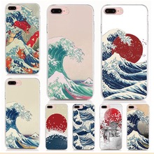 Funda de teléfono para ZTE Blade Z MAX Pro2 Z982 V9 X Z965 Nubia Z9 Max Z18 mini N3 A330 A522, carcasa de Arte de ola japonesa 2024 - compra barato